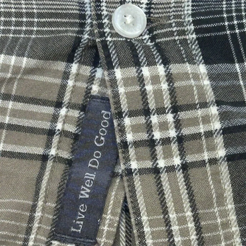 Toad&Co Shirt Mens XXL 2XL Plaid Smythy Short Sleeve Shirt Organic Cotton